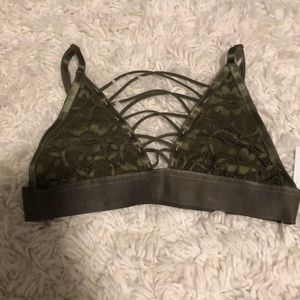 Green bralette